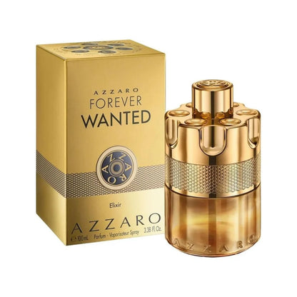 Azzaro Forever Wanted perfume bottle and packaging on a white background