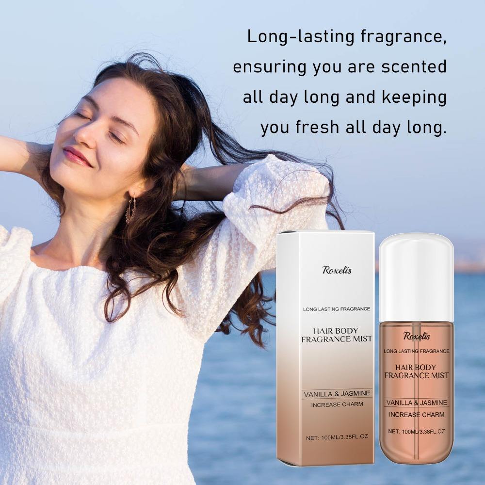 Vanilla Jasmine Fragrance Spray – Natural Fresh Long-Lasting Scent for Neck, Wrist & Behind Ears