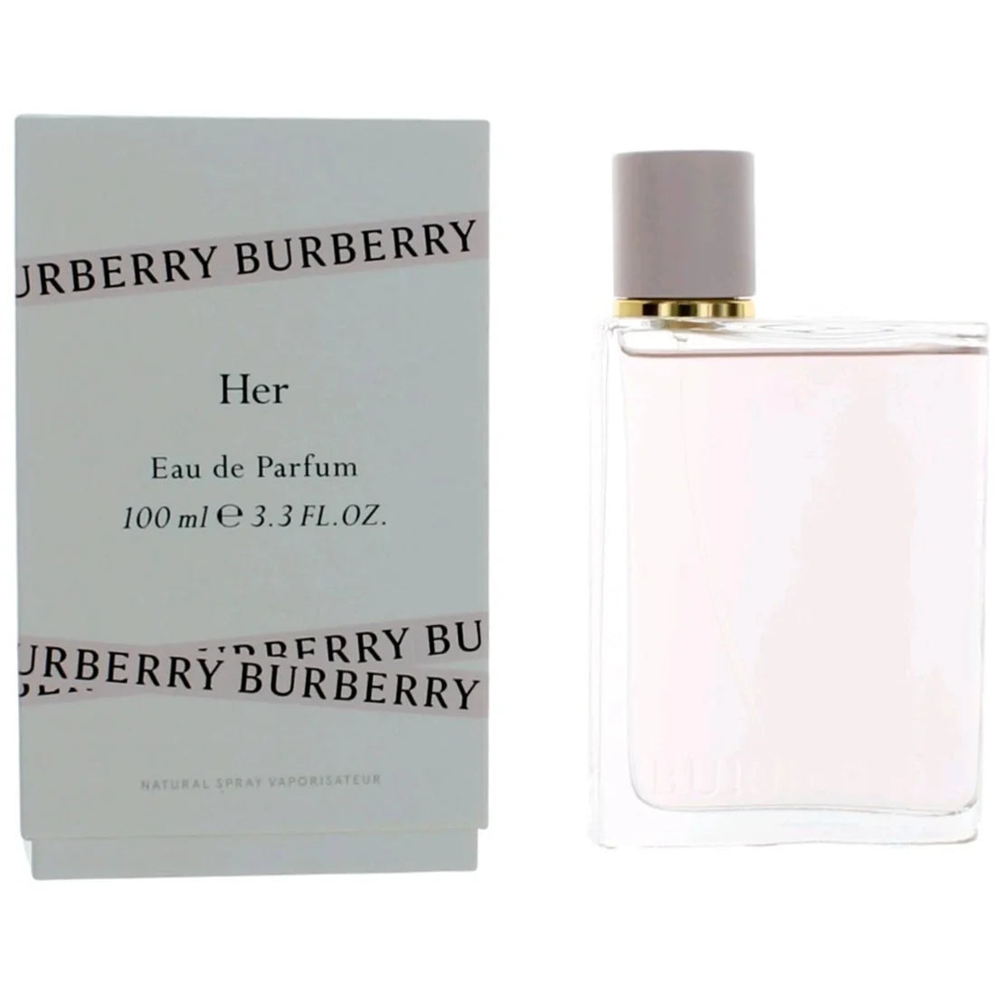 Burberry Her Eau de Parfum 3.3 oz / 100ml Women's Fruity Floral Fragrance