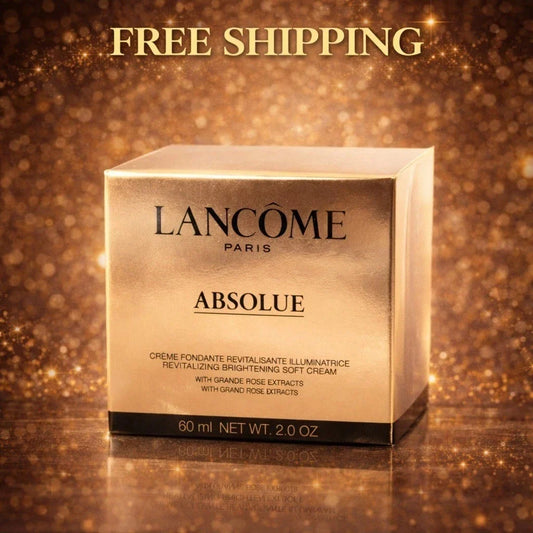 Lancôme, Lancome Absolue, Absolue Soft Cream, Revitalizing Cream, Brightening Cream, Face Cream, Facial Moisturizer, Anti Aging Skincare, Luxury Skincare, Lancôme Skincare, Lancôme Moisturizer, 60mL, 2oz, New Sealed