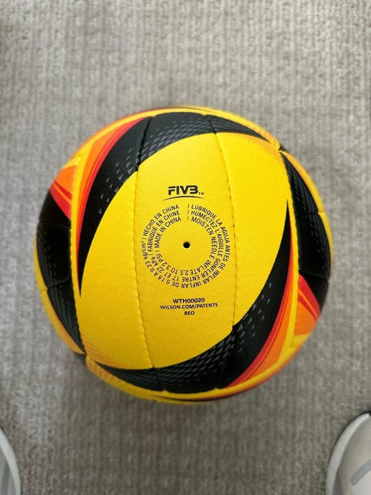 Wilson AVP OPTX Official Beach Volleyball Match Game Ball Black/Yellow